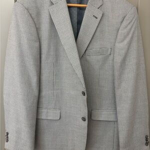 Tommy Hilfiger Men's Gray Herringbone Blazer